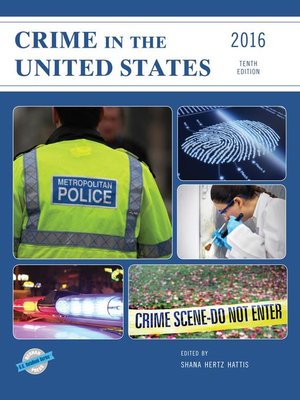 cover image of Crime in the United States 2016